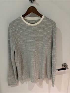 Oliver  Spencer - Striped Waffle-Knit Organic Cotton